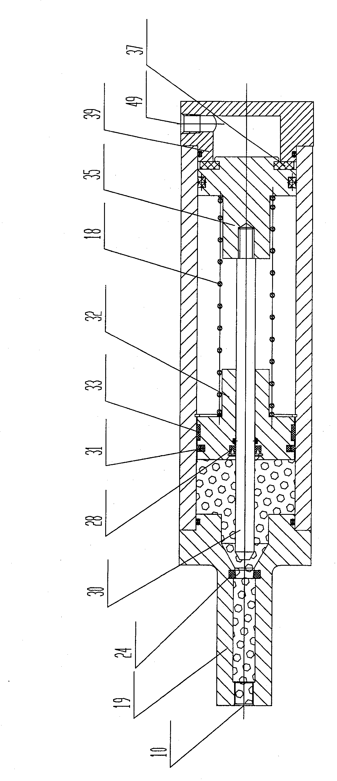 Gas-liquid conversion pressurizing cylinder