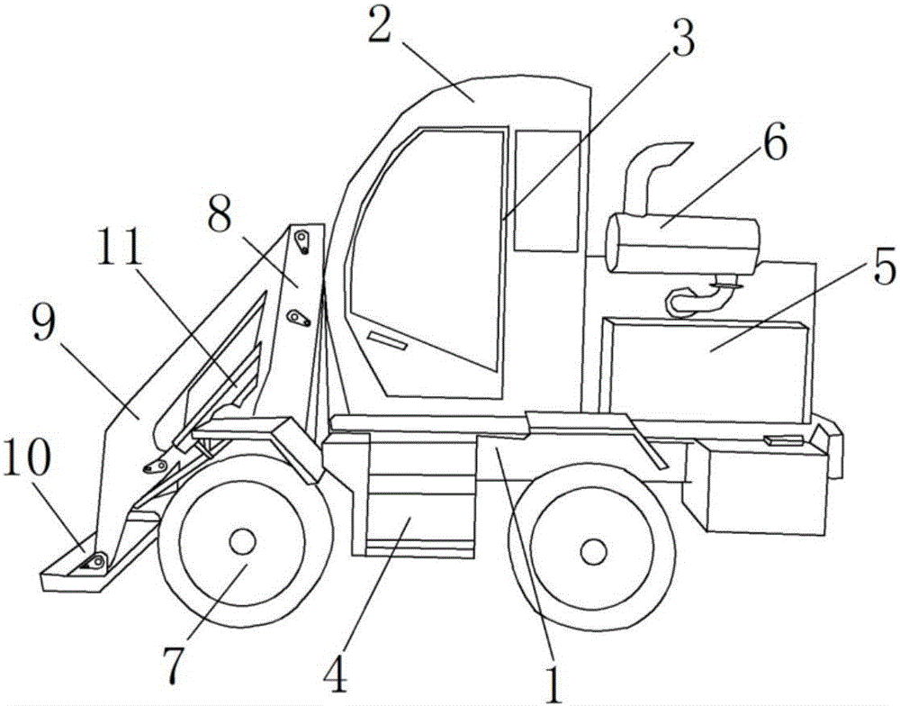 Multi-functional highway maintenance vehicle