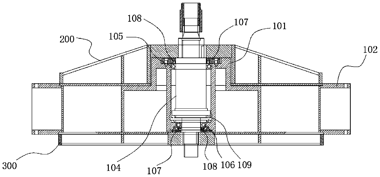 Impeller feeder for measuring bucket