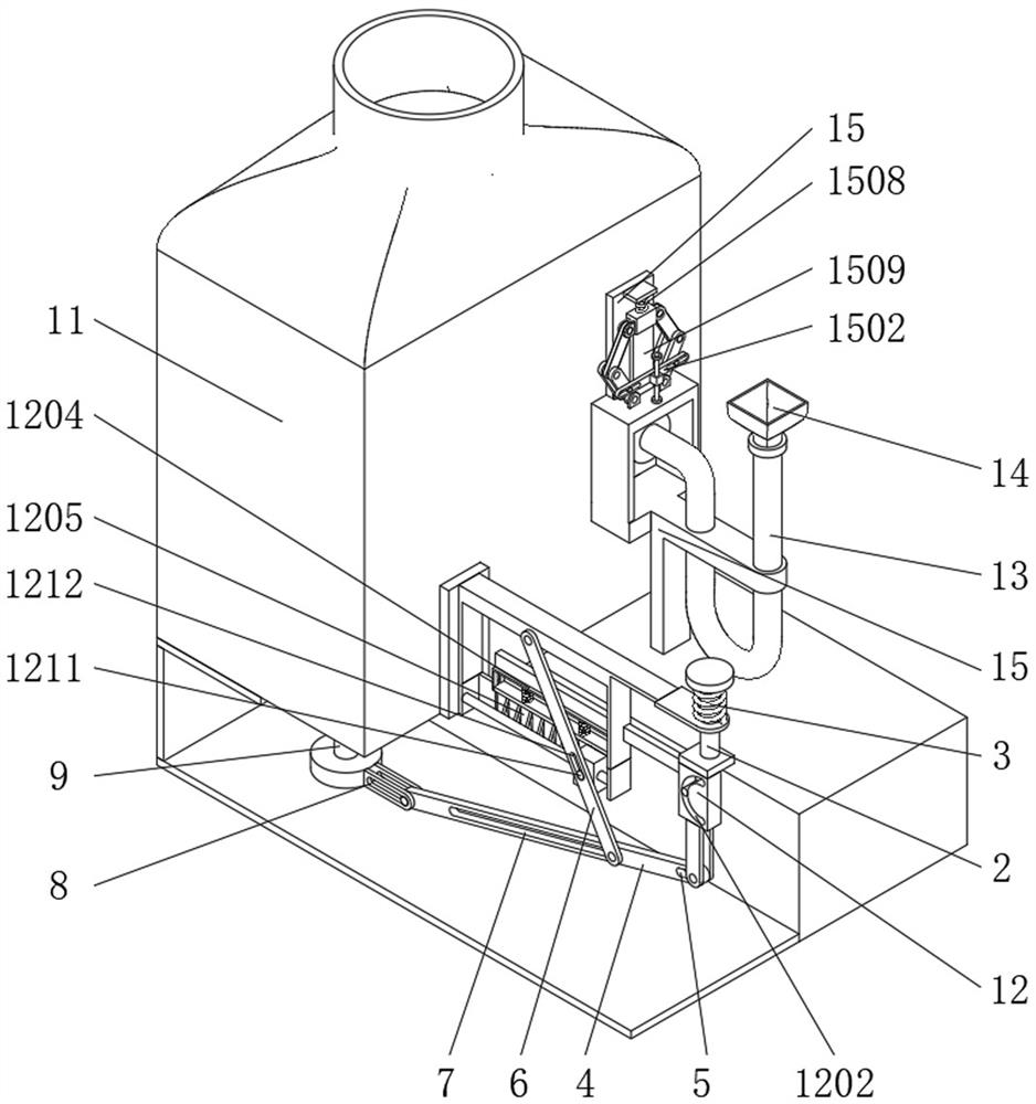 Medical alcohol cotton sealing bottle capable of being taken through internal lifting and facilitating alcohol supplement