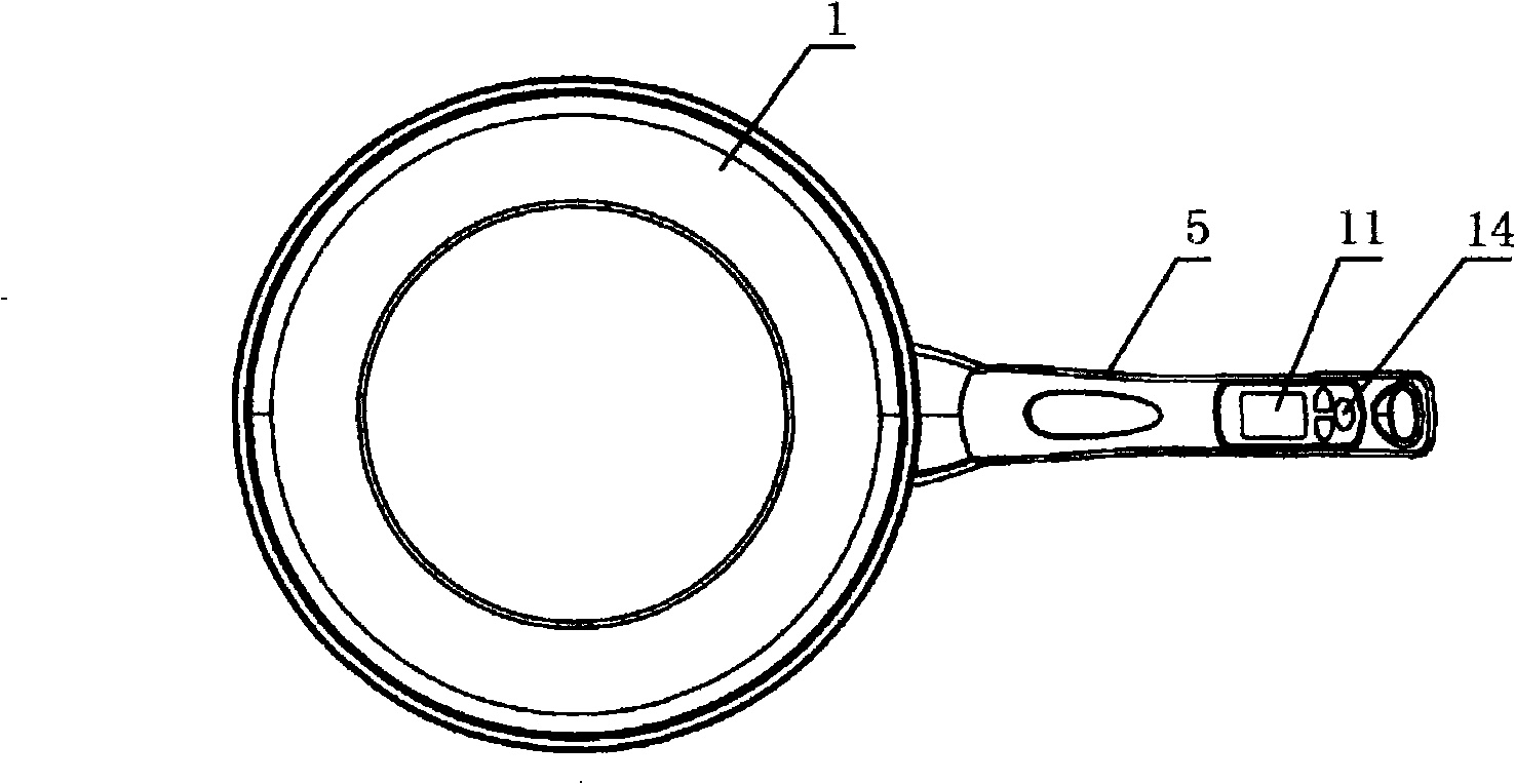 Semiconductor chilling plate thermo-electric generation electronic temperature measurement pan