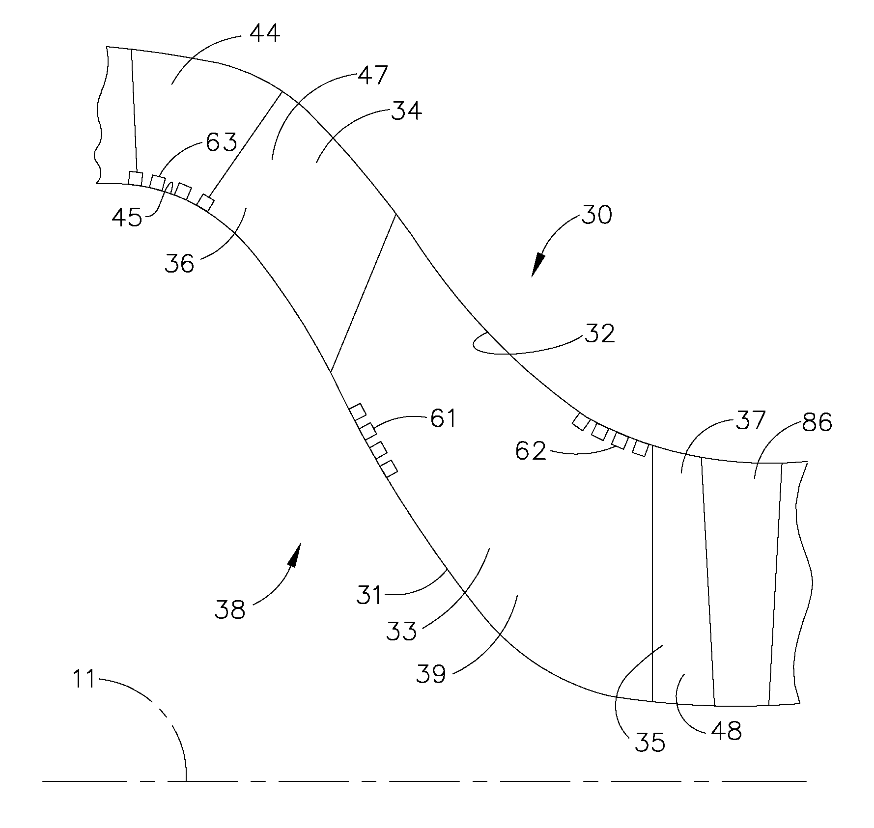 Plasma enhanced compressor duct