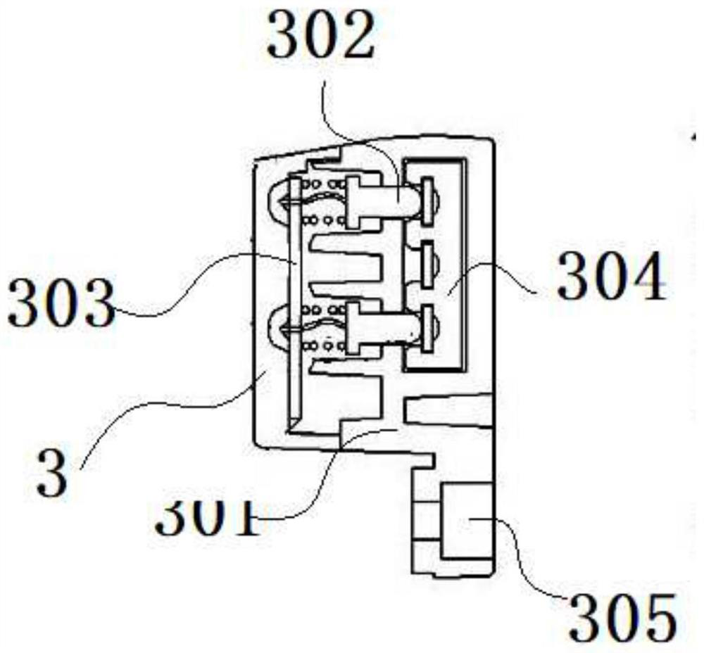 Flexible sliding power supply assembly, massage back cushion and control method of massage back cushion