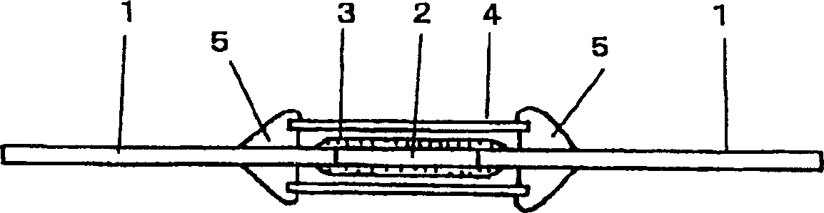 Alloy type temperature fuse and material for temperature fuse use