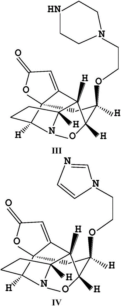 Application of composition of Virosaine A piperazinyl and imidazolyl derivatives in antibacterial agents