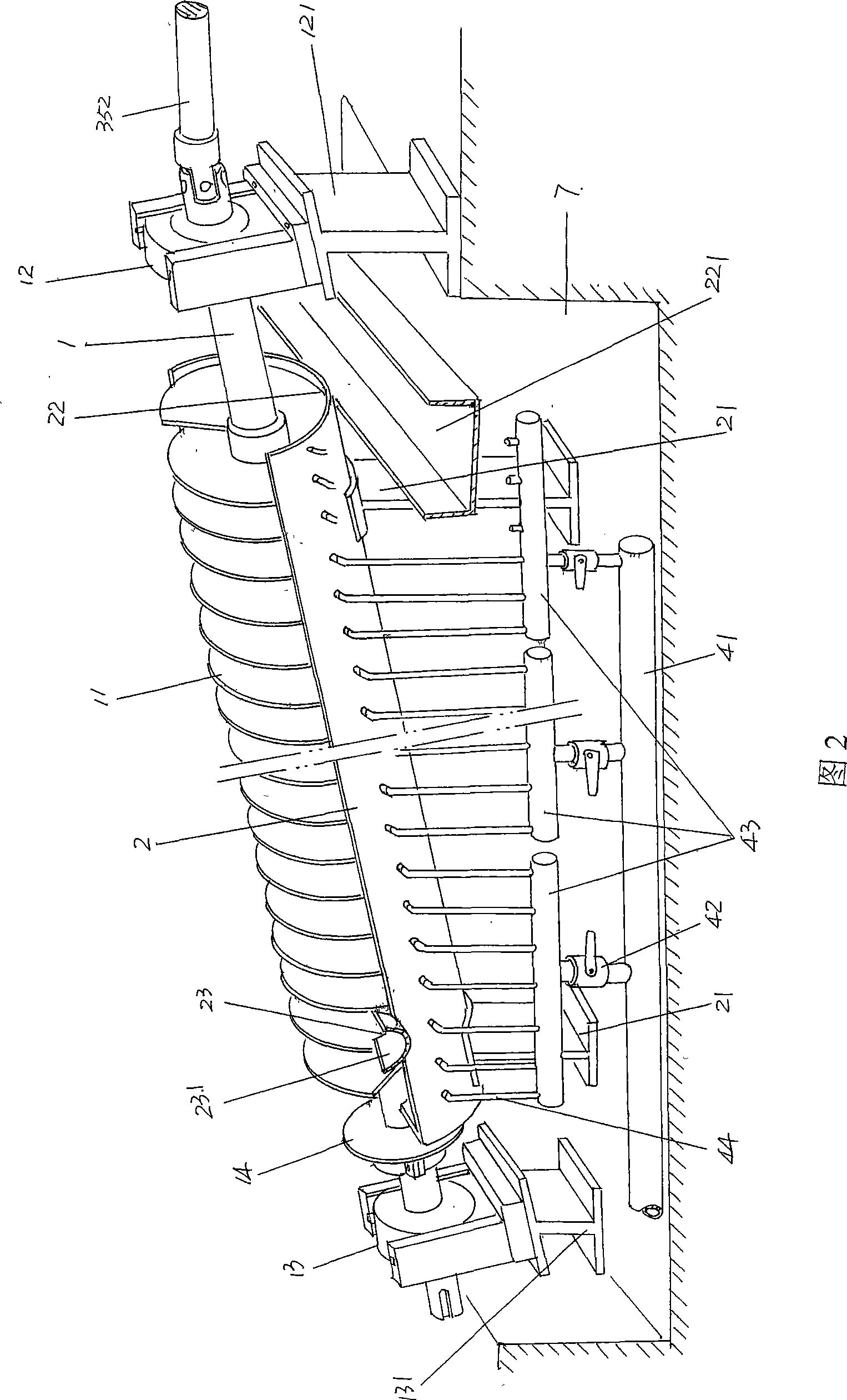 Quenching mechanism of steel ball quenching machine