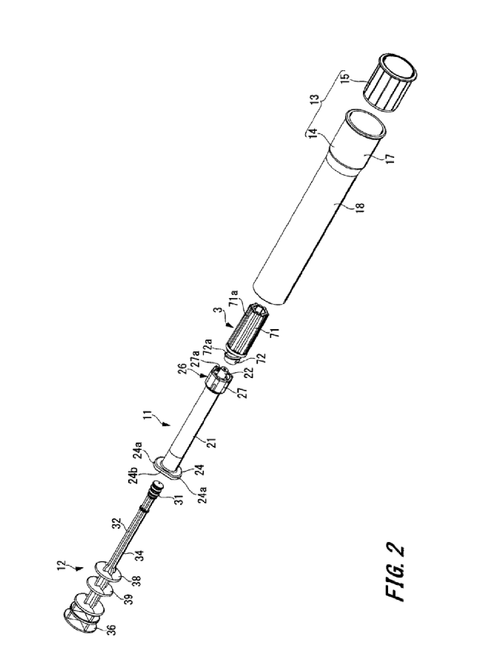 Drug administration instrument