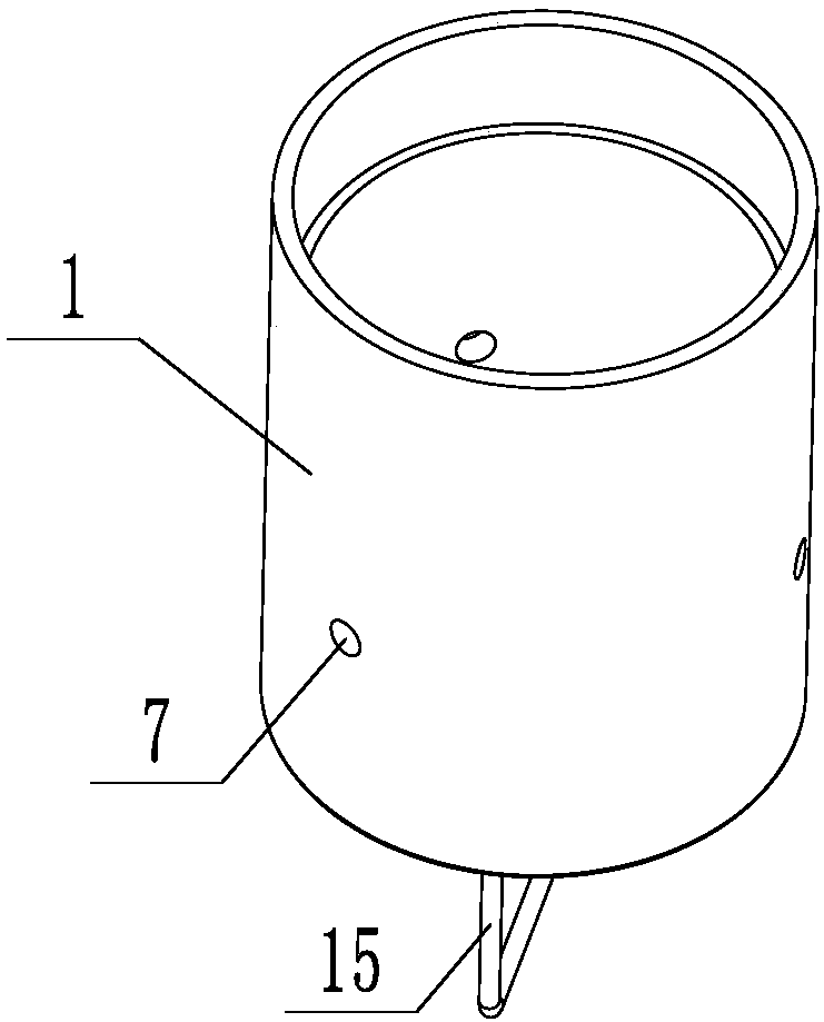 Solar water tank foamed positioning plug