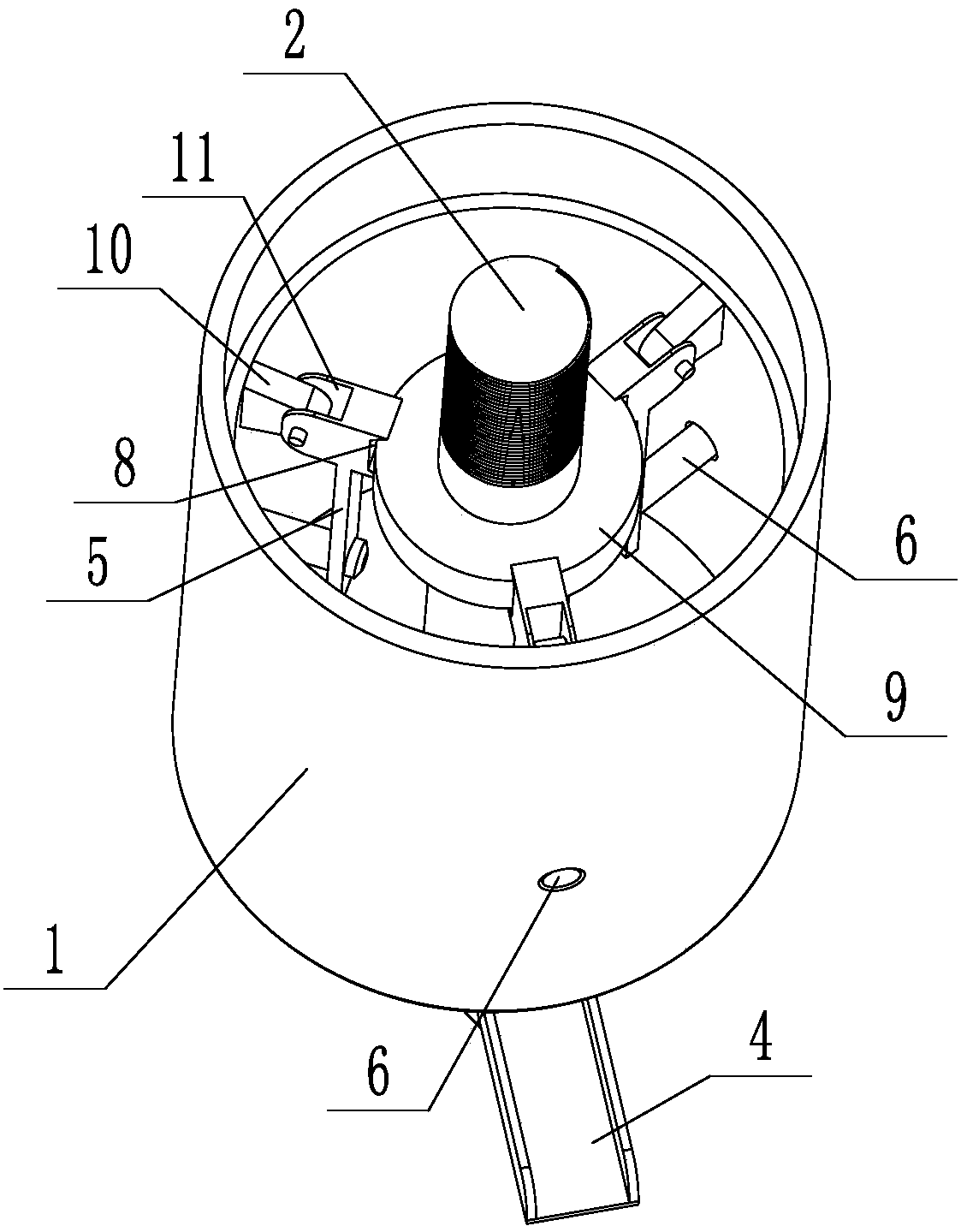 Solar water tank foamed positioning plug