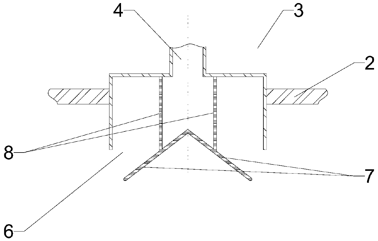 Hog house vertical ventilation system