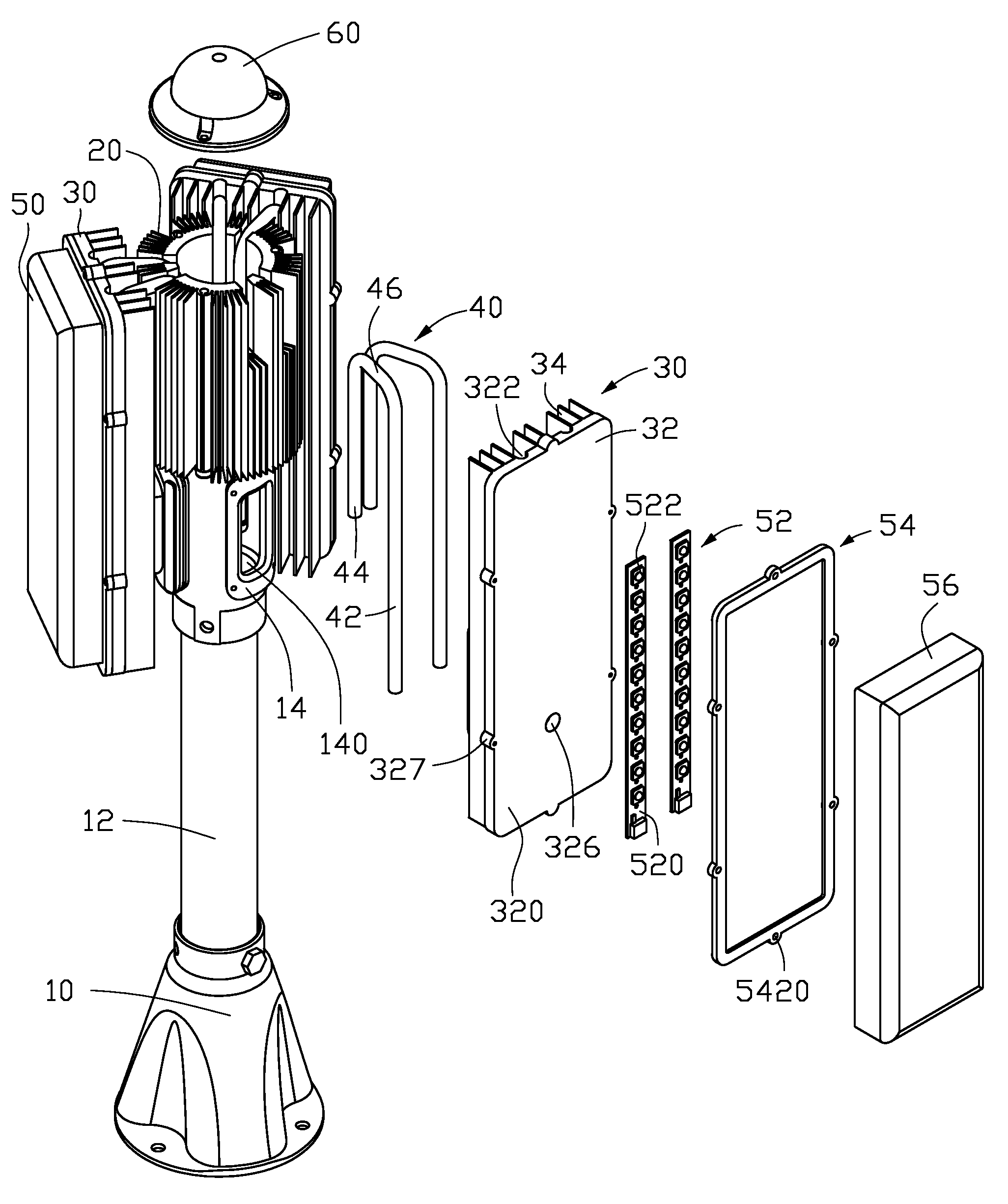 LED lamp assembly