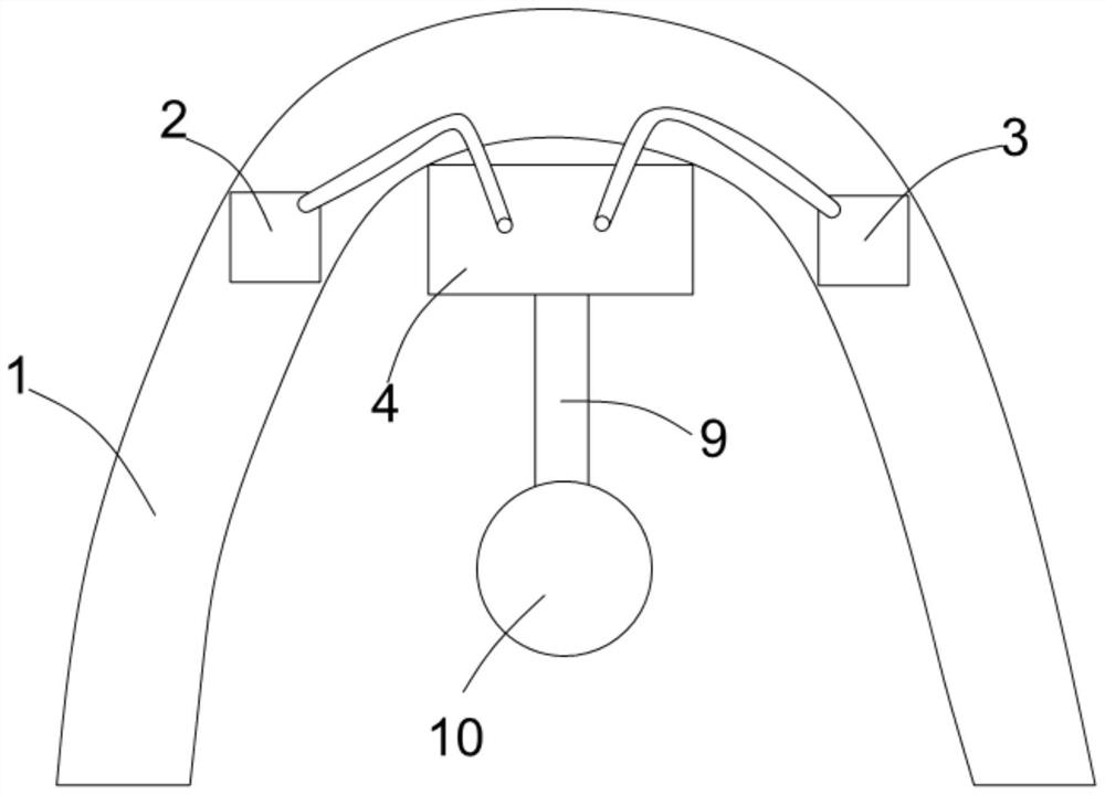 Tongue muscle exercise device