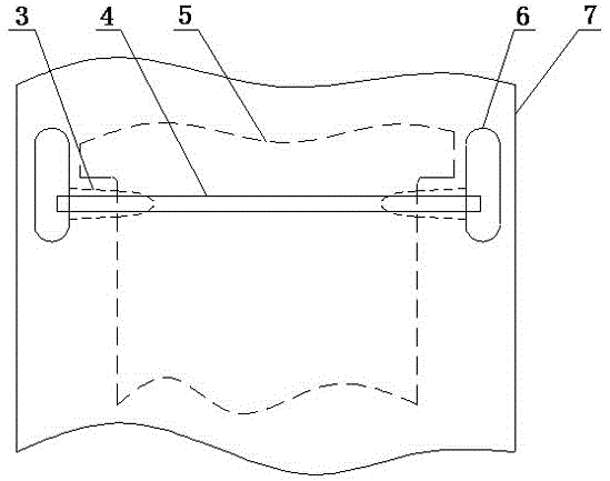 Method for punching dovetail groove in front surface of lead frame of semiconductor