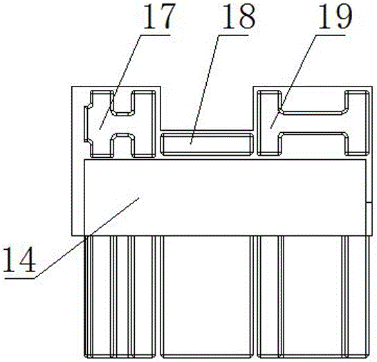 Lintel screen fixed installation complete set of components