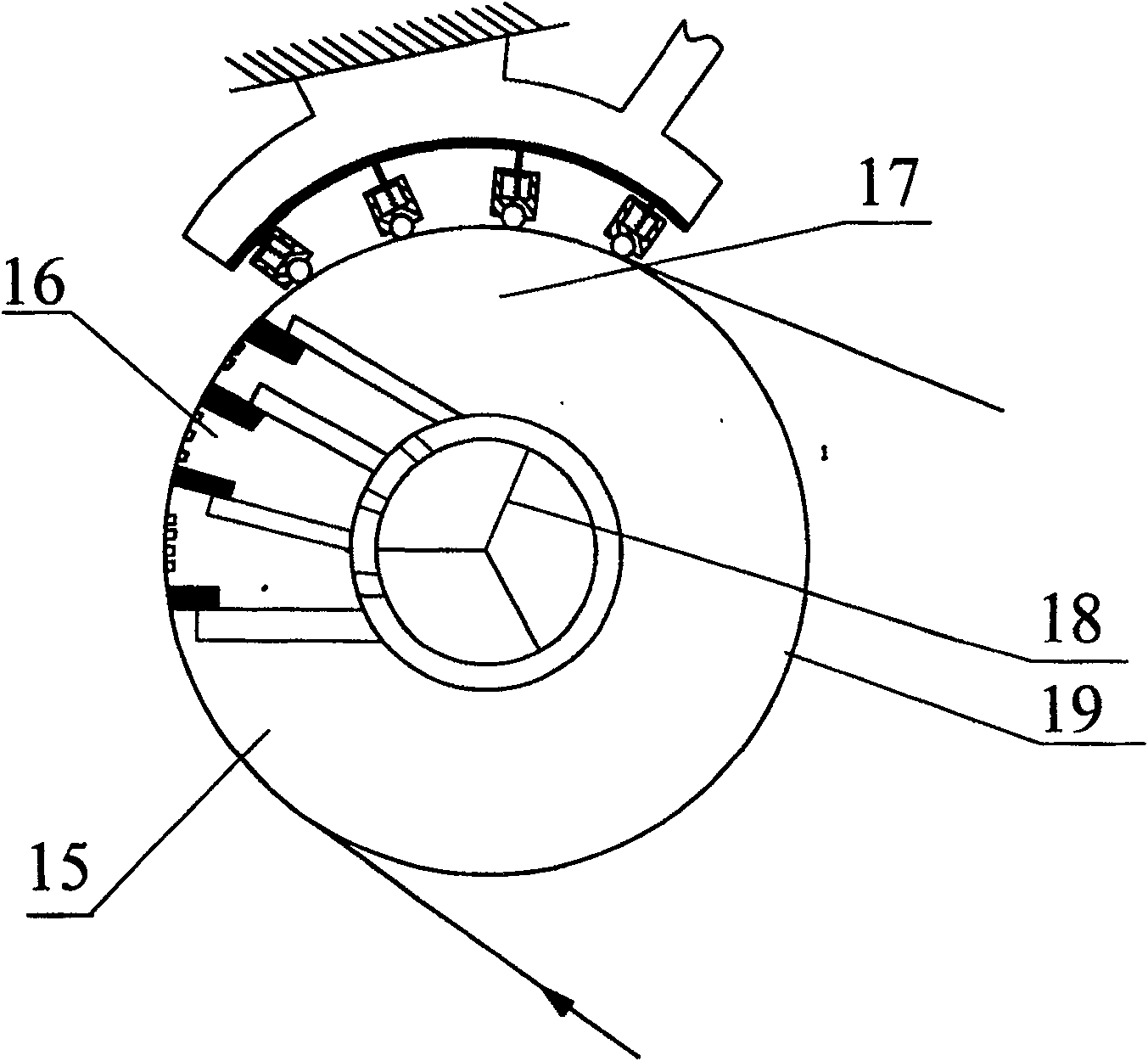 Internet vacuum drum shaping apparatus used for high speed thin sheet toilet paper machine