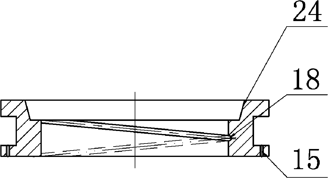 Hydraulic cylinder with sealing follow-up device