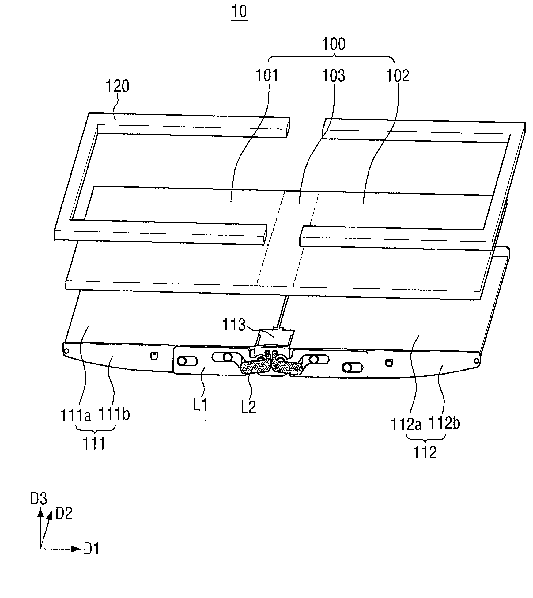 Foldable display device