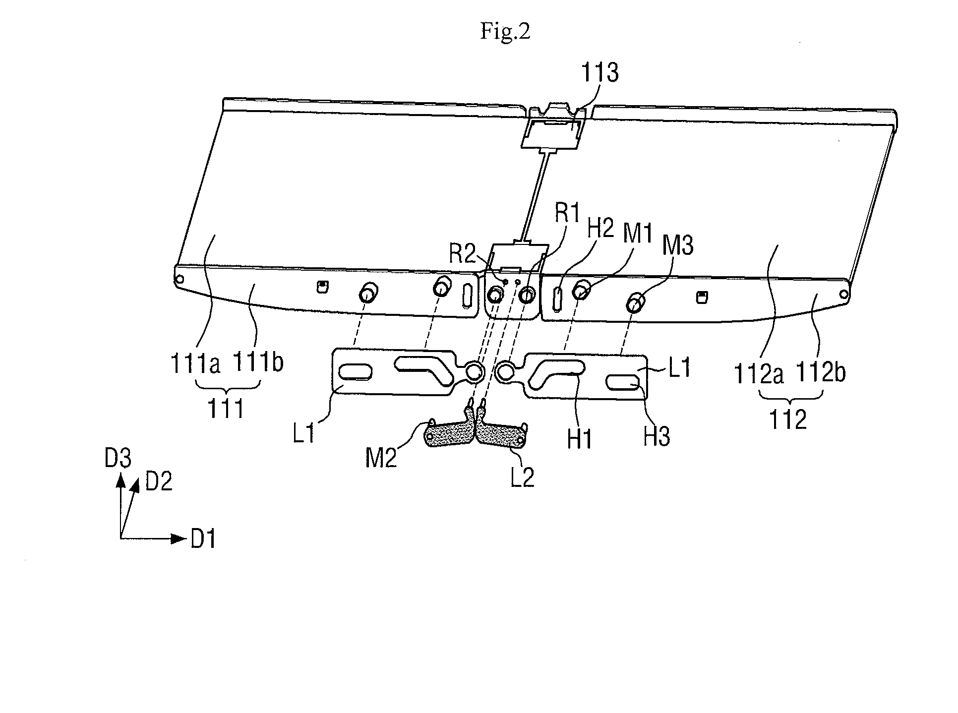 Foldable display device