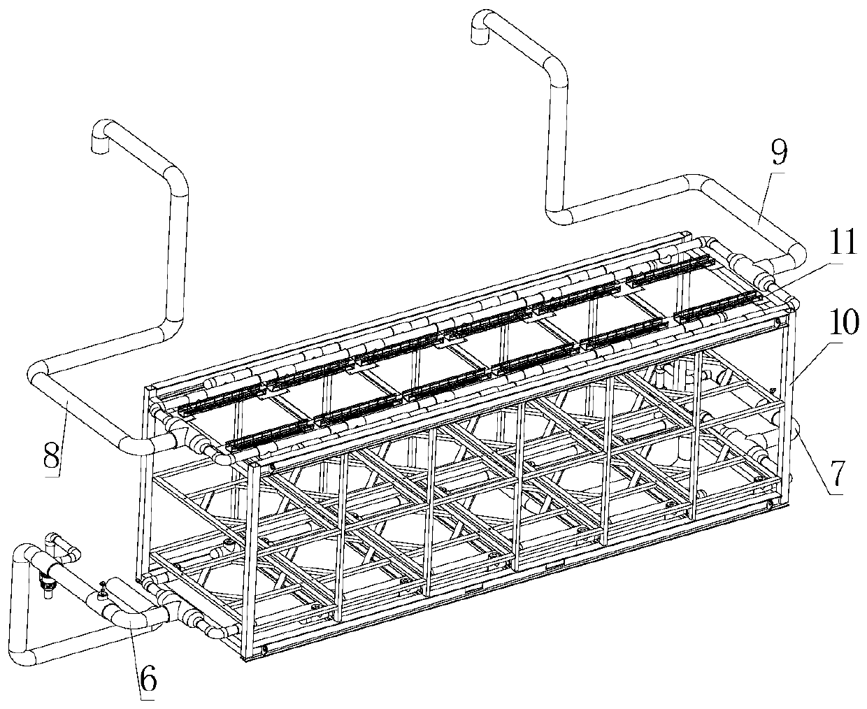 Flow battery modular unit and flow energy storage system