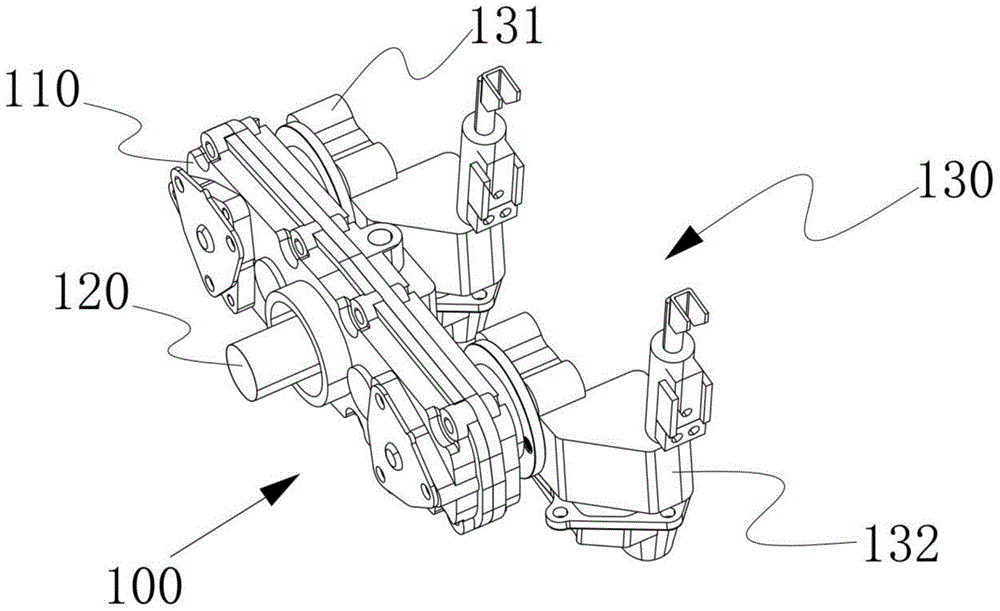 Rice transplanting mechanism provided with eccentric gear train and used for rice transplanter