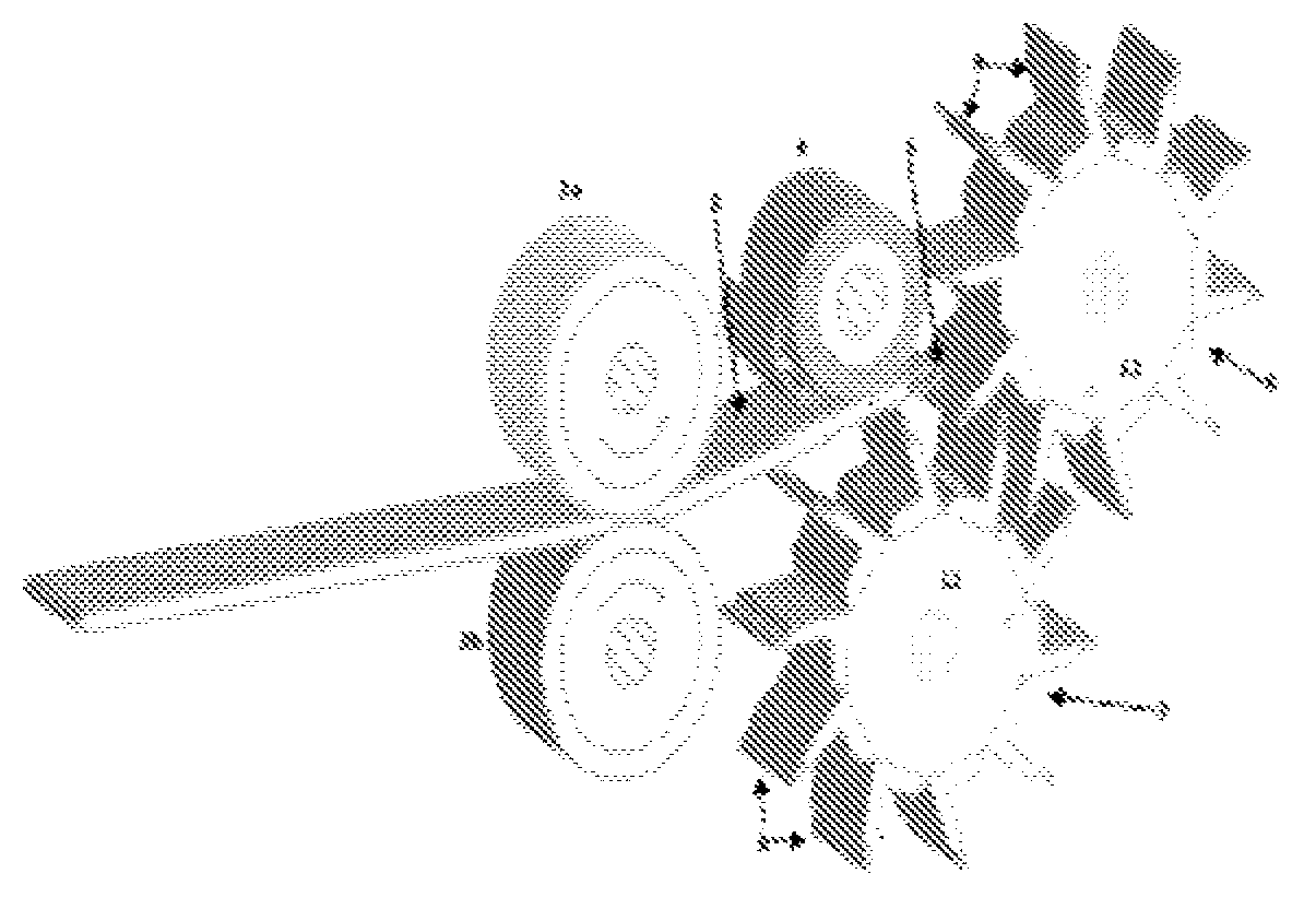 Fibrous plant stalk decorticator