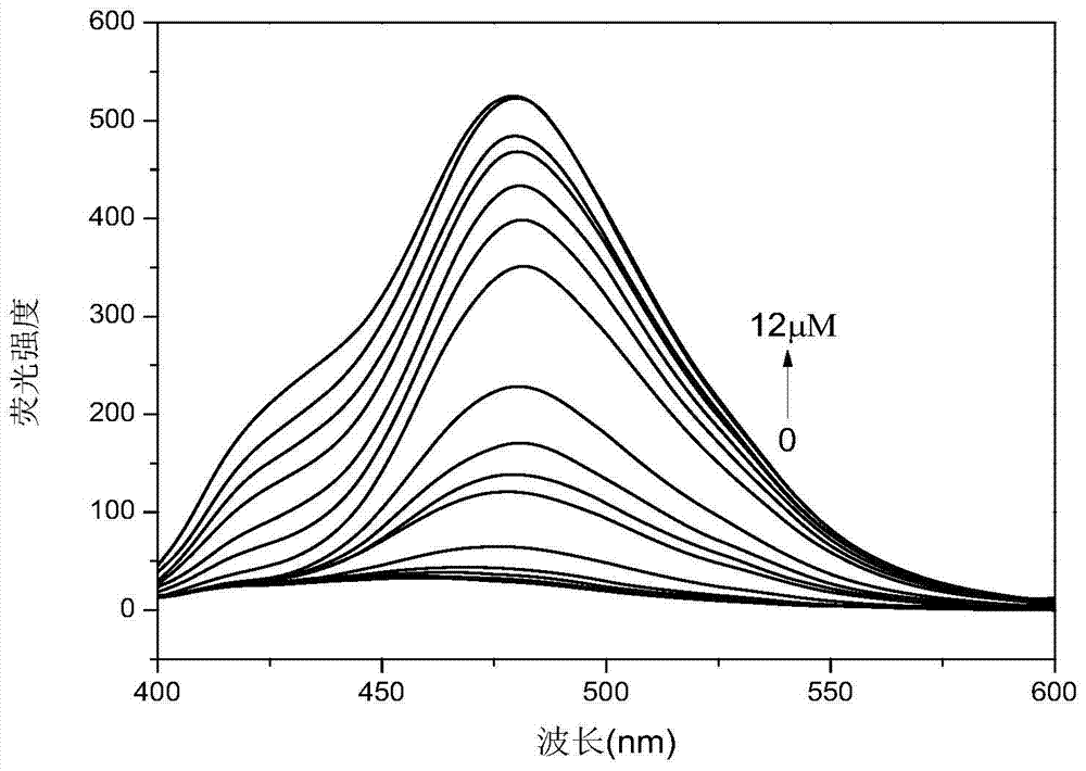 A kind of functional active dye of zinc ion probe and its preparation method and application