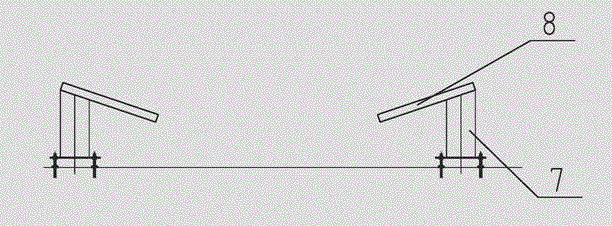 Comb tooth exchange transportation vehicle of self-stabilizing structure and vehicle parking fixing frame used cooperatively