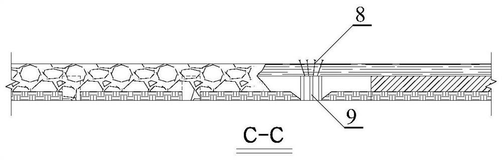 A kind of continuous mining method of auger mining machine for gently inclined extremely thin vein soft rock ore body