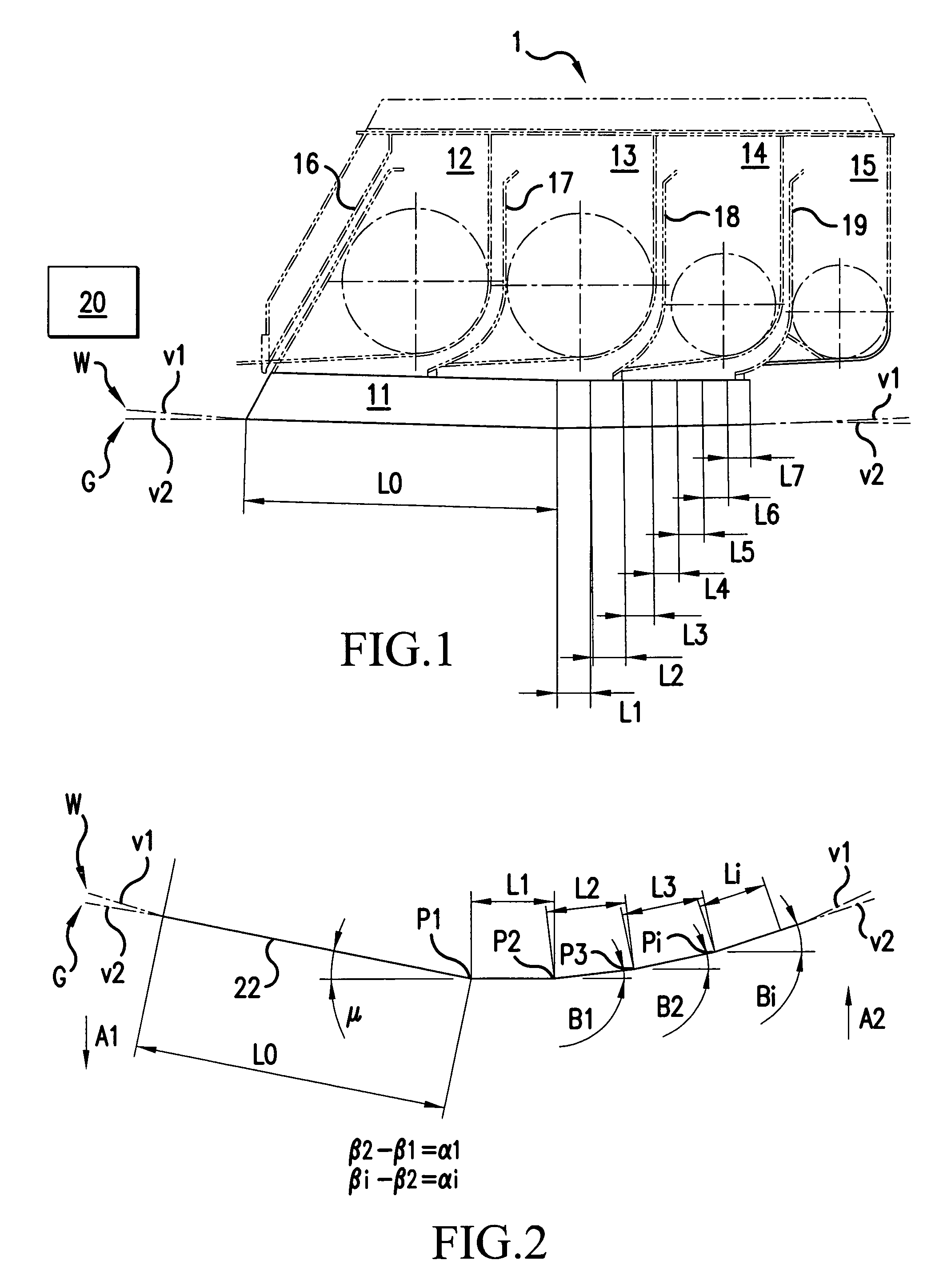 Apparatus for forming a paper or cardboard web