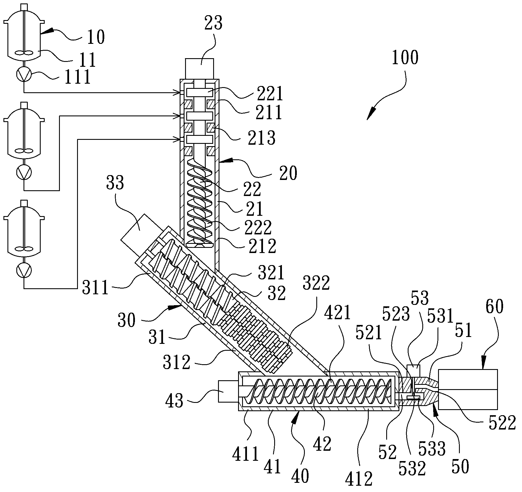 Environmentally-friendly energy-saving carbon reduction type TPU (thermoplastic polyurethane elastomer rubber) forming method and device