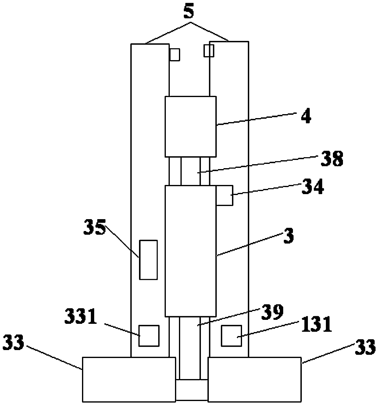 Grain scraping machine