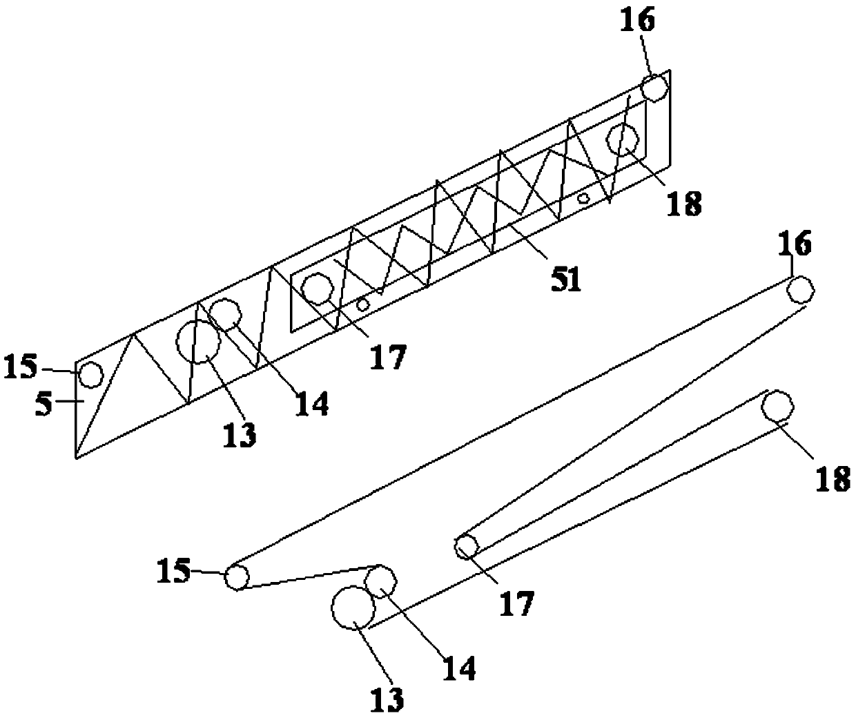 Grain scraping machine