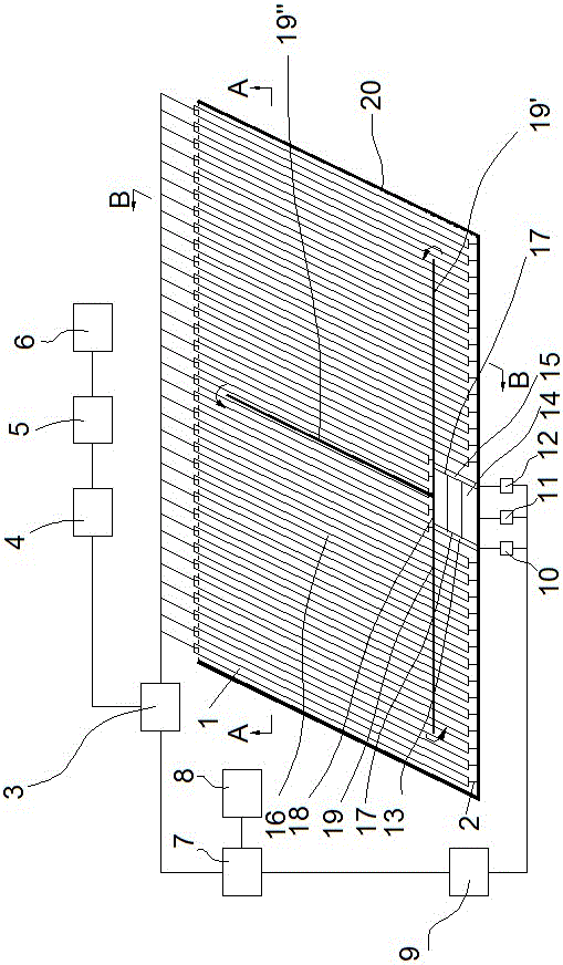 Complex production system integrating photovoltaic power generation and open-air fish intensive aquiculture