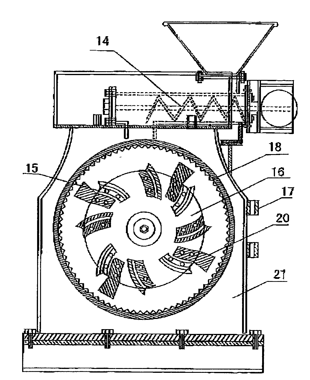 High Turbulence Mill and Bi-Negative Pressure Turbine Thereof