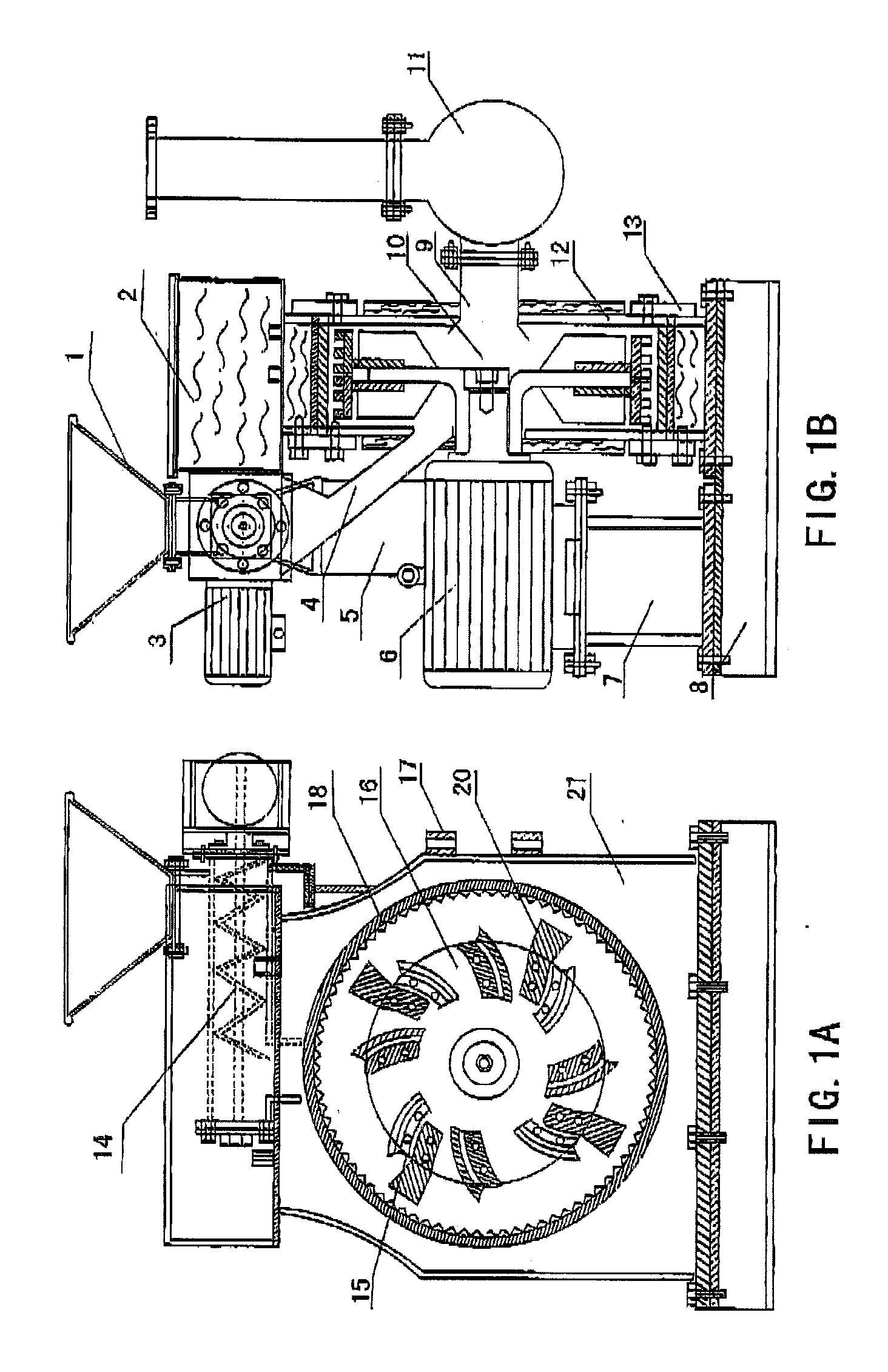 High Turbulence Mill and Bi-Negative Pressure Turbine Thereof