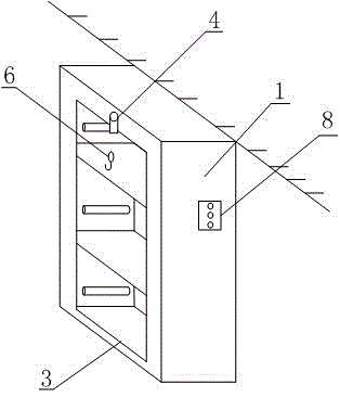 Turnover type sterilization wall cabinet