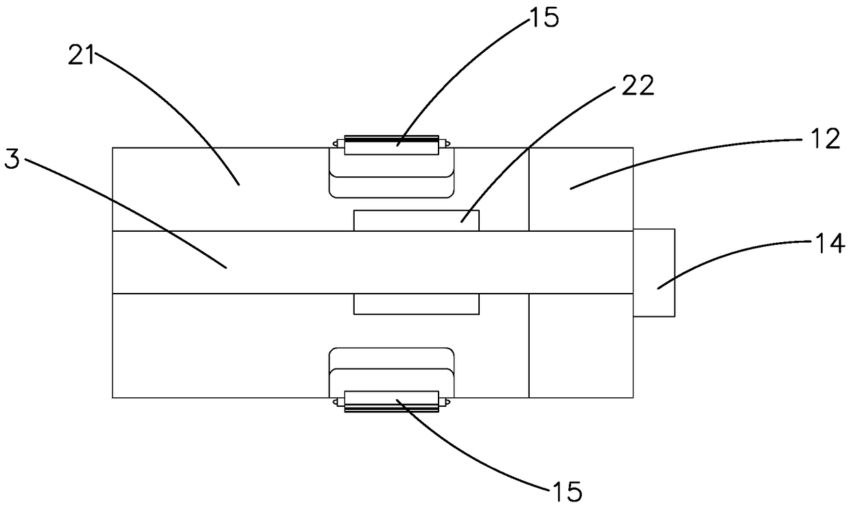 Half box sliding push drive fixture