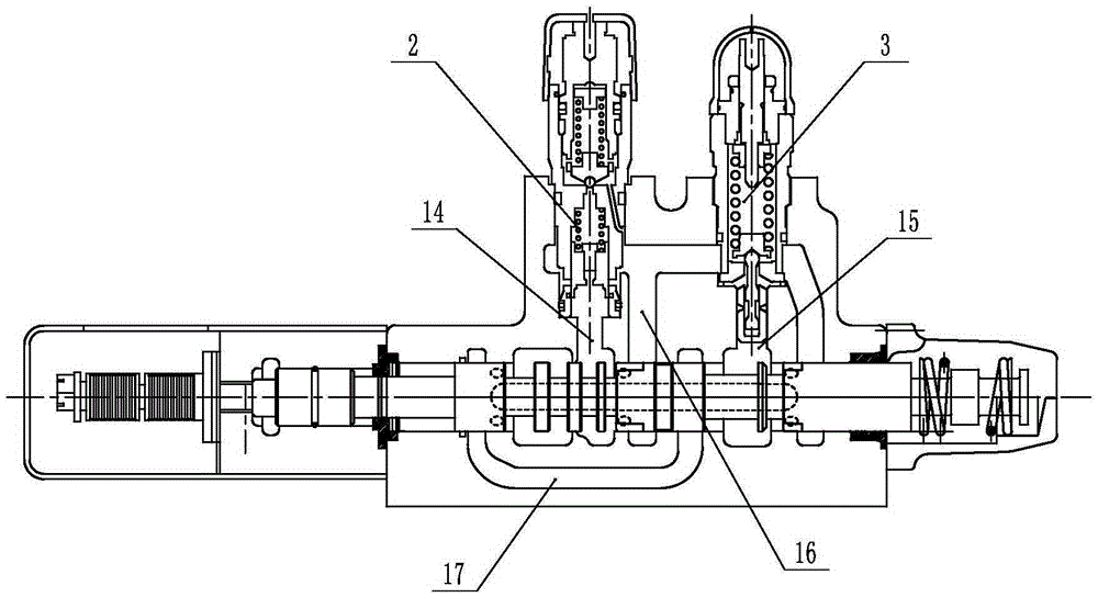 Six-mode double-oil-way oil supply system