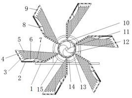 Floating garbage fishing device for sewage treatment