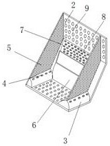 Floating garbage fishing device for sewage treatment