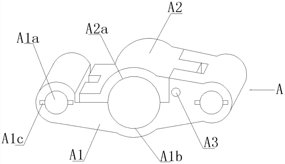 A kind of opening and closing fixture for bearing insulator