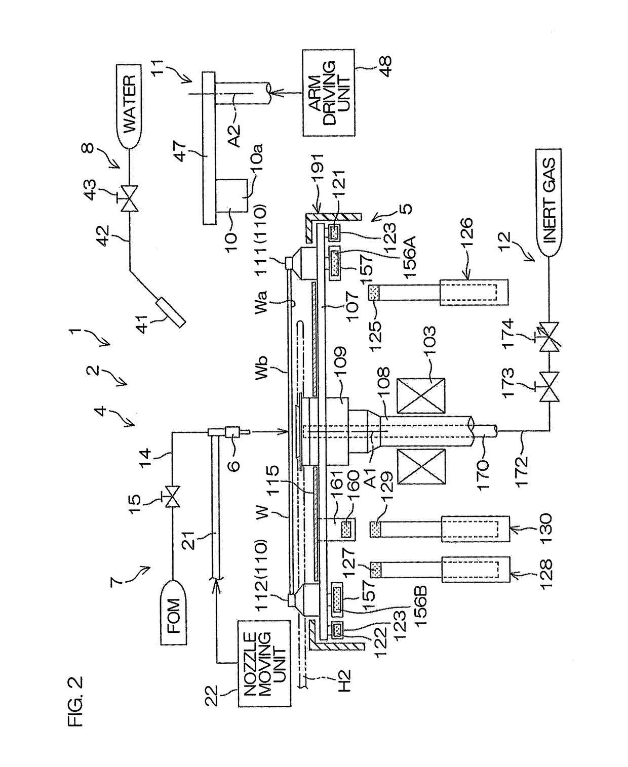 Substrate holding/rotating device, substrate processing apparatus including the same, and substrate processing method