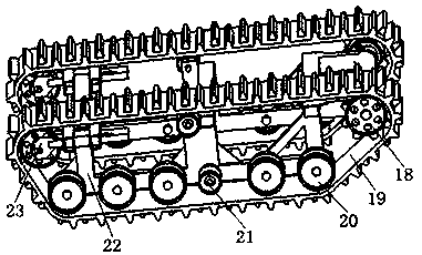 Automatic full-process crawler-type honey harvesting machine and control method thereof