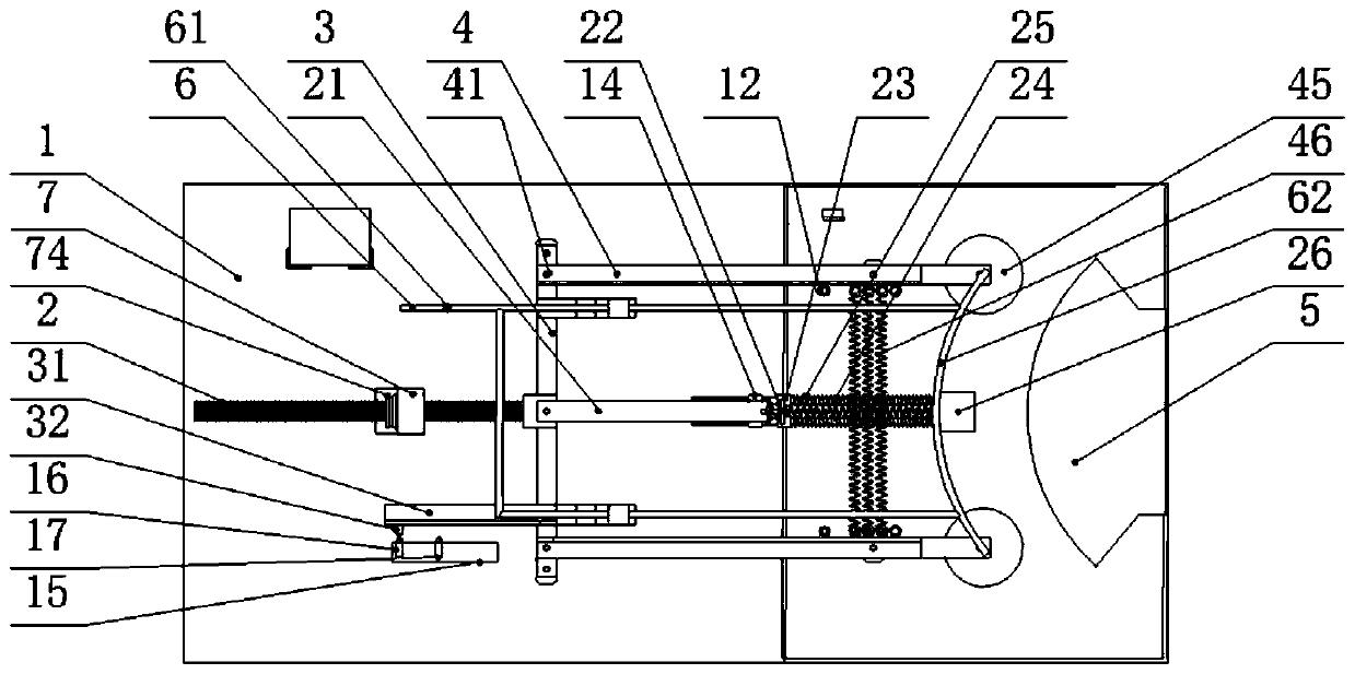 Bending device for plastic pipe bending equipment