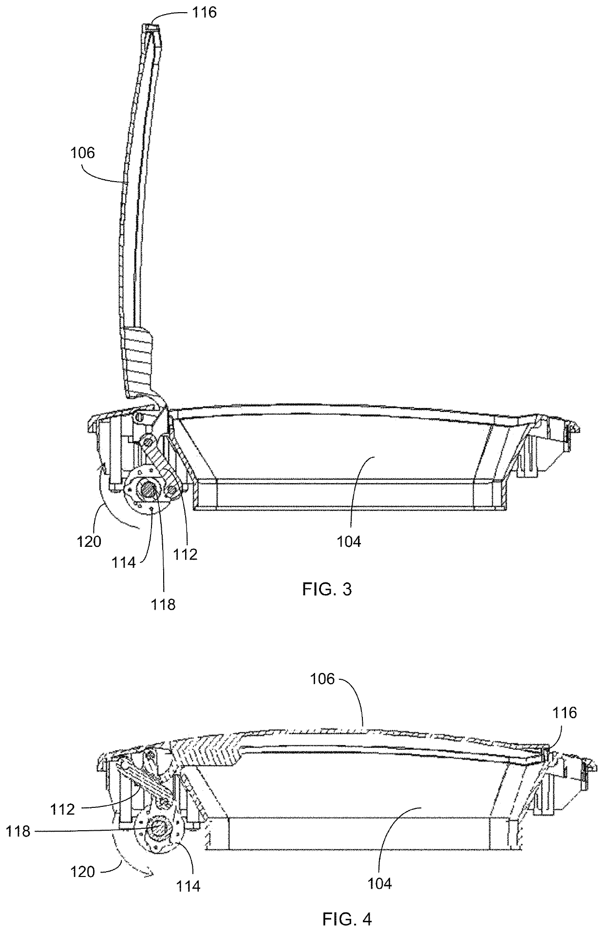 Magnetic drive intelligent trash bin lid assembly