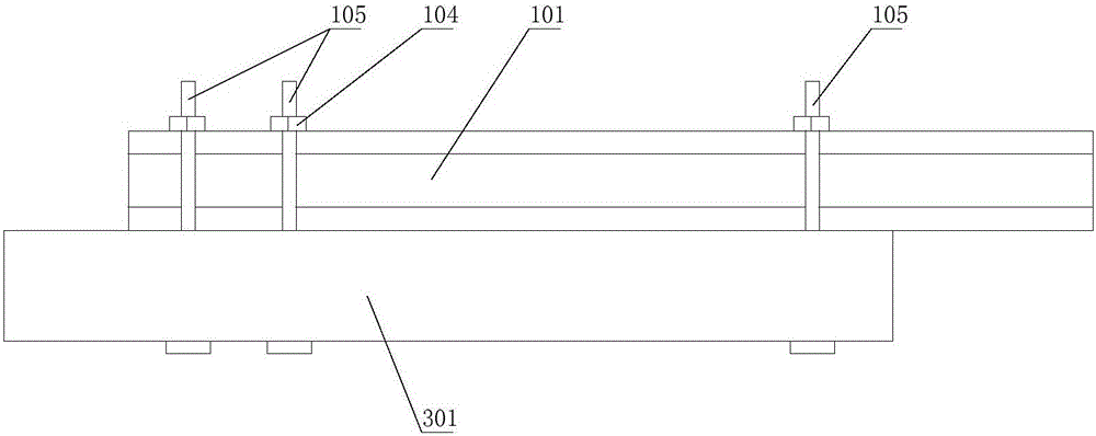 Discharging platform construction method