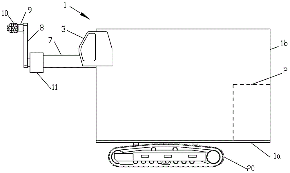 Tunnel underground excavation machine