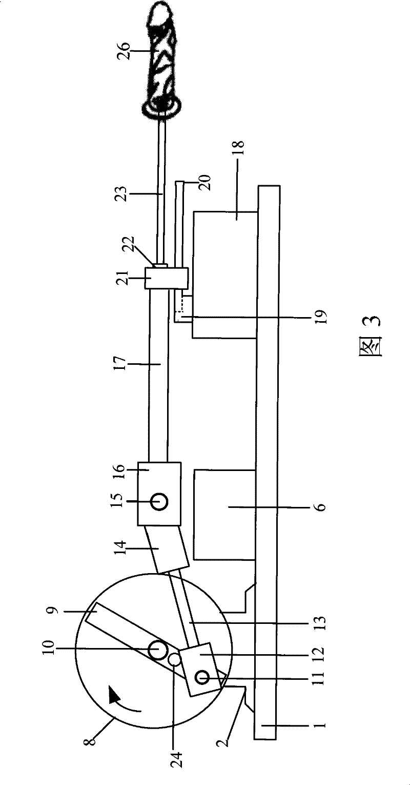 Drawing type female masturbation device