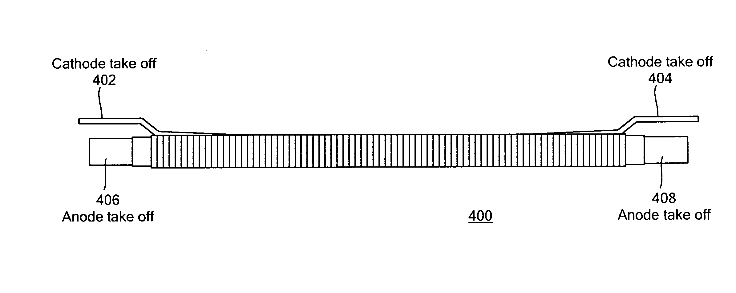 Current collection in anode supported tubular fuel cells