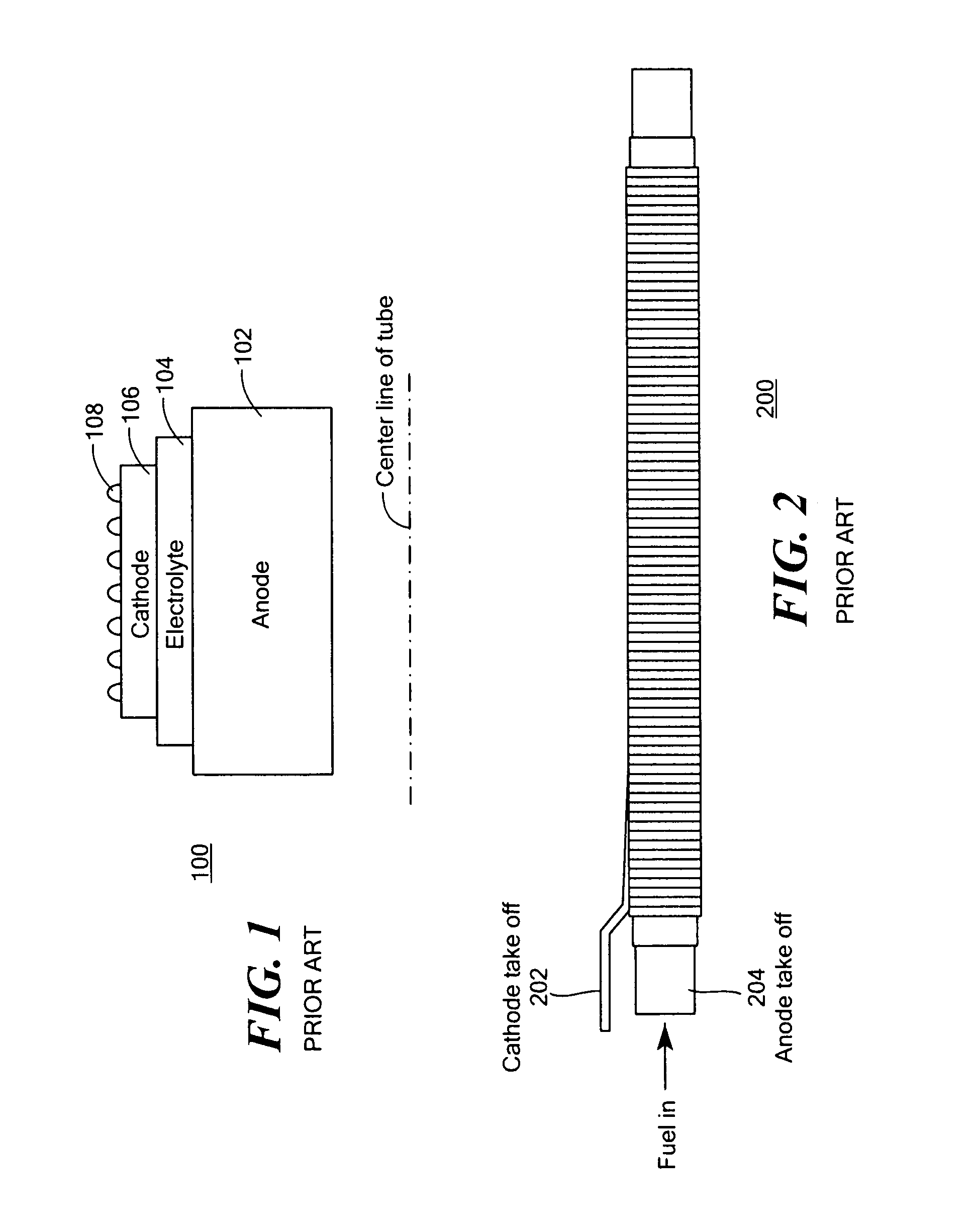 Current collection in anode supported tubular fuel cells